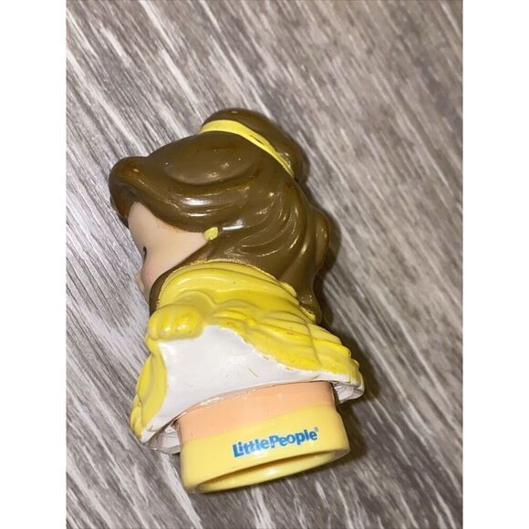 Fisher Price Little People Disney PRINCESS BELLE in Yellow Dress - Picture 3 of 4